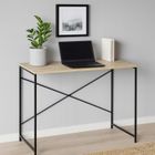 Trends4You, MDF Arbeid, biurko metalowe z blatem, 100-60 cm