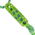 Trik&Roll, zabawka dla psa, szarpak z gumową siatką, zielony, 40 cm