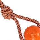 Trik&Roll, zabawka dla psa, szarpak z piłką, pomarańczowy, 36 cm