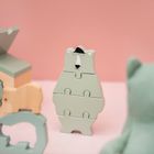 Trixie Baby, Miś polarny, drewniane puzzle