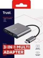Trust, Dalyx, adapter, USB-C, 3w1