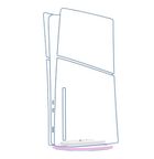 Trust, pionowa podstawka do PlayStation 5, GXT 229, LED, biała