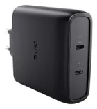 Trust, Trust MAXO GaN, ładowarka, 100W, 2xUSB-C