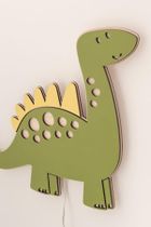 tupti.lights, lampka nocna dla dzieci, drewniana, dinozaur