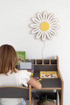 tupti.wood, biurko i krzesełko regulowane, szare