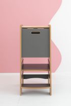 tupti.wood, Kitchen Helper, Bubble z falbanką, pomocnik kuchenny, szary