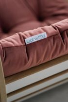 tupti.wood, poduszka do dużego bujaka montessori, materac, różowy