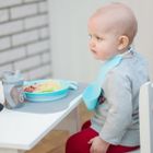 Twistshake, talerzyk z pokrywką, niebieski