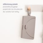 Ubbi, OnTheGo, pojemnik na mokre chusteczki, taupe