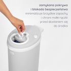 Ubbi, stalowy kosz na pieluchy, matte taupe