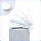 Ubbi, stalowy kosz na pieluchy, White
