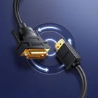 Ugreen, kabel, HD106 DVI 24+1 pin/HDMI FHD, 60Hz, 1.5m, czarny
