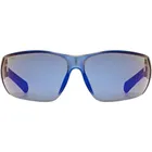 Uvex, Equate, okulary rowerowe, black-blue matt-mirror blue