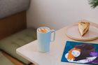 Vialli Design, dwa kubki ceramiczne z uszkiem, 330 ml, Fuori miętowe