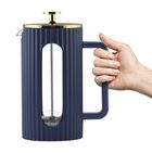 Vialli Design, Livio, zaparzacz do kawy i herbaty, indigo, 1000 ml