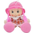Victoria Sport, lalka szmaciana z dżwiękiem, różowa