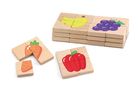 Viga, Owoce i warzywa, drewniane puzzle magnetyczne