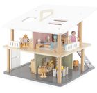 Viga, PolarB, zestaw mebelków do domku dla lalek kuchennch z jadalnią