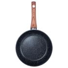 Vilde, Black&Wood, patelnia granitowa, 20 cm