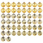 Vilde, bombki choinkowe, nietłukące, złote, 6 cm, 50 szt.