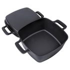 Vilde, Cast Line, garnek z pokrywką, żeliwny, 2w1, 4,5l, 1,8 l