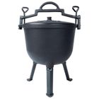 Vilde, Cast Line, kociołek żeliwny emaliowany na nóżkach z pokrywką, 10l