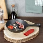 Vilde, Cast Line, patelnia z silikonową nakładką, żeliwna, 25 cm