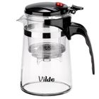 Vilde, dzbanek z zaparzaczem spustowym do herbaty, szklany, 600 ml