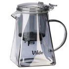 Vilde, dzbanek z zaparzaczem spustowym do herbaty, szklany, 730 ml