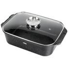 Vilde, Granitica, brytfanna granitowa z pokrywką, 7,5l, 41-26-16 cm