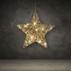 Vilde, gwiazda świecąca, ozdoba świąteczna, 20led, 30 cm