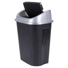 Vilde, kosz na śmieci plastikowy, czarny, 25 l