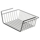 Vilde, koszyk podwieszany pod półkę, metalowy, czarny, 40,5-26,5-14,5 cm