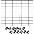 Vilde, kratka na zdjęcia metalowa, czarna, 58-72 cm