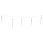 Vilde, kurtyna świetlna girlanda, zewnętrzna, ciepły biały, sople lodu, 72 led, 6.9 m