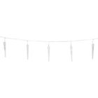 Vilde, kurtyna świetlna świąteczna, zewnętrzna, ciepły biały, sople lodu, 40 led, 5.7 m