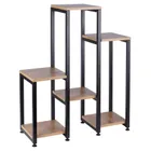 Vilde, kwietnik metalowy 6-poziomowy, 80 cm