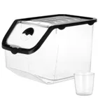 Vilde, pojemnik na warzywa i owoce, z pokrywką, przezroczysty, 12 l