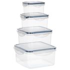 Vilde, pojemniki na żywność z pokrywką i uszczelką, 4 szt.