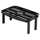 Vilde, półka kuchenna, czarna, 31-22-14,5/11,5 cm