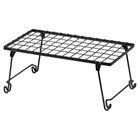 Vilde, półka kuchenna, metalowa, czarna, 36-22-15 cm