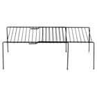 Vilde, rozsuwana półka kuchenna metalowa czarna, 34.5-48 cm