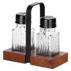 Vilde, solniczka i pieprzniczka ze stojakiem, 3 elementy