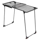 Vilde, suszarka na pranie, metalowa, czarna rozsuwana XXL, 204-260-56-103 cm