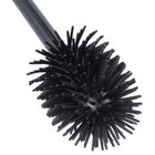 Vilde, szczotka do toalety, silikonowa, czarna, zapasowa, 35 cm