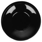 Vilde, talerze obiadowe głębokie szklane, czarne, 21,5 cm, 400 ml, 6 szt.