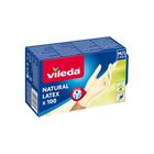 Vileda, Natural Latex, rękawice lateksowe, rozmiar M/L, 100 szt