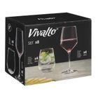 Vivalto, zestaw szklanek i kieliszków, 8 szt.