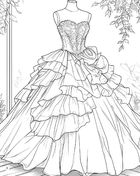 W świecie mody. Kolorowanka. Fashionista