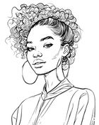 W świecie stylu. Kolorowanka. Fashionista